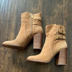 BCBGeneration Tan Suede Boots